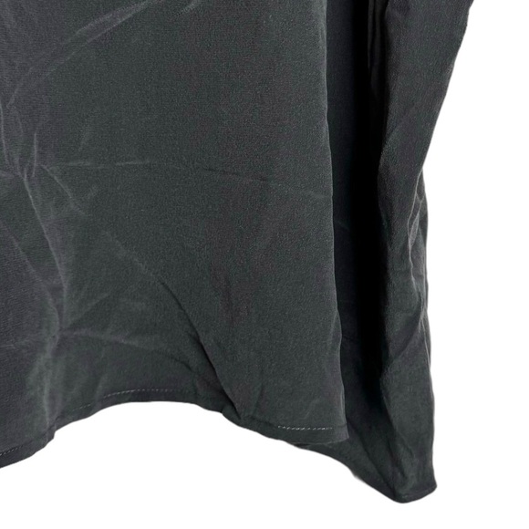 Chaser Faded Black Off The Shoulder Ruffle Detail Faded Black Retro Top Medium M - Picture 13 of 16